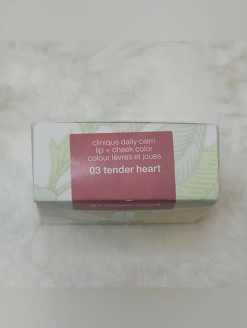 NIB Clinique Daily Calm Lip + Cheek Color 03 Tender Heart Multi Use Balm Blush